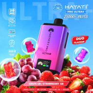 HAYATI PRO ULTRA + 25K - KIT - GRAPE GB / STRAWBERRY GB - 20MG