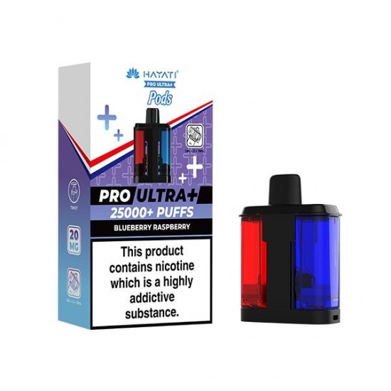 HAYATI PRO ULTRA+ 25K REFILL BLUEBERRY RASPBERRY 20MG