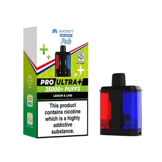 HAYATI PRO ULTRA+ 25K REFILL LEMON & LIME 20MG