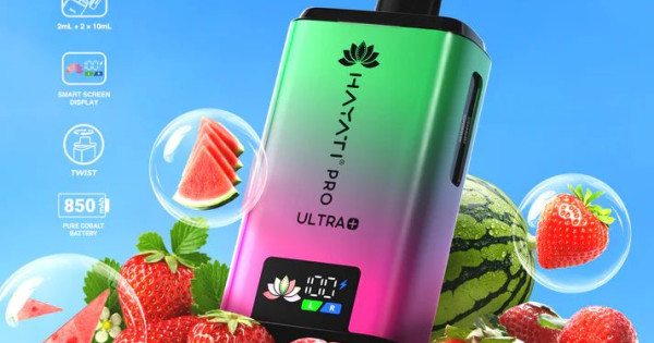 hayati pro ultra battery Hayati Pro Ultra+ S 50,000 Puffs Dual Tank Disposable Vape in Dubai & UAE main image 1