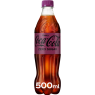 Coca Cola Cherry Zero Sugar 500ml Bottle - 12 Pack