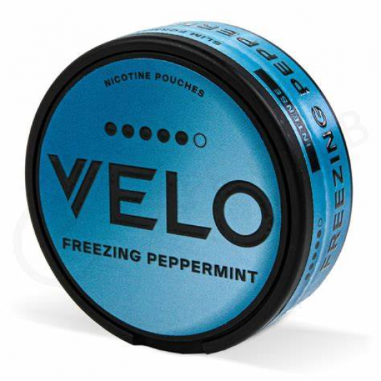 Velo Freezing Peppermint 20 Nicotine Pouches 14mg/Pouch 14g x 10