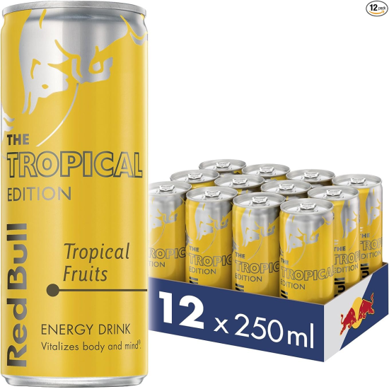 Red Bull Tropical Edition Can (Tropical Fruit) 250ml x 12