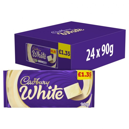 Cadbury Dairy Milk White 90g £1.35