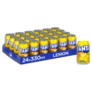 Fanta Lemon Cans 24x330ml GB