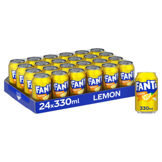 Fanta Lemon Cans 24x330ml GB