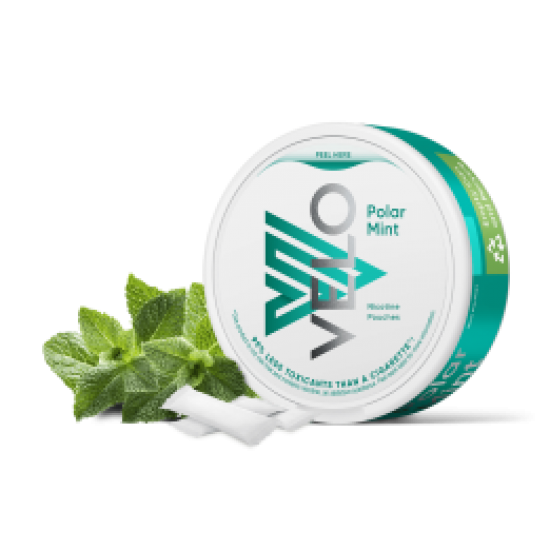 Velo Bright Spearmint 20 Nictoine pouches 6mg/pouch 14g x 10