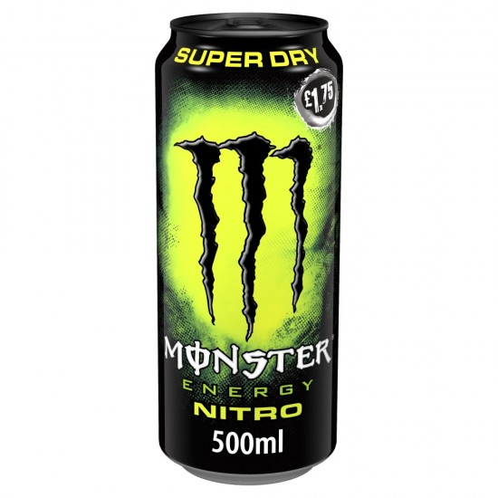 Monster Energy Nitro Super Dry Price Marked £1.75
