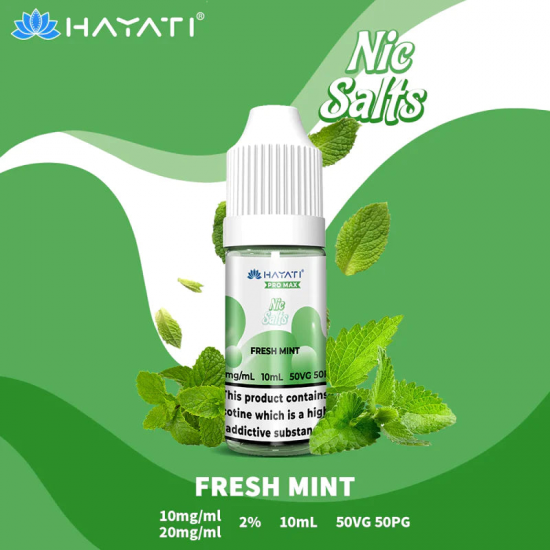 Hayati Pro Max Nic Salts Fresh Mint 10ml-20mg