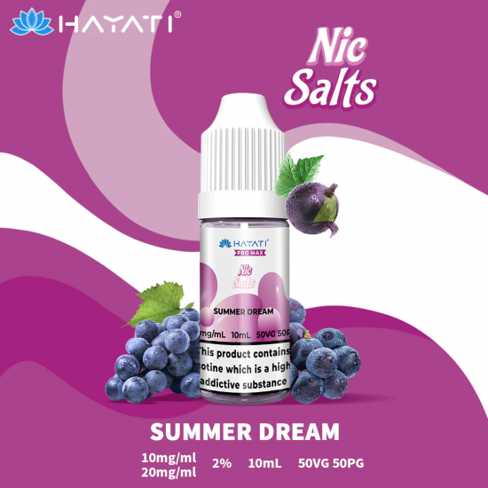 Hayati Pro Max Nic Salts Summer Dream 10ml-20mg