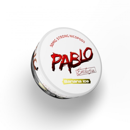 Pablo Banana Ice Falavoured Nicopods 12g(30mg Nicotine per Pouch)