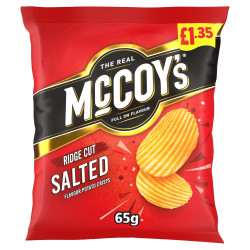 MCCoys Salted 65g PM£1.35