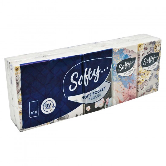 Softy Soft Pocket Tissue x 10