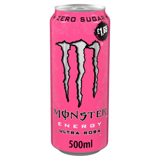 Monster Energy Ultra Rosa Price Marked £1.65