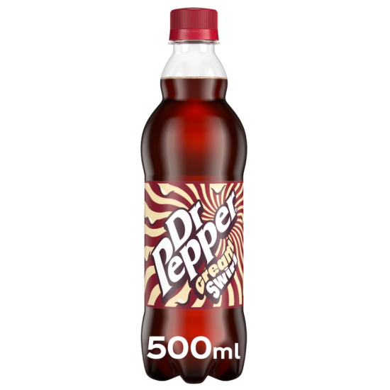 Dr Pepper (GB) Cream Swirl 500ml - 12 Pack