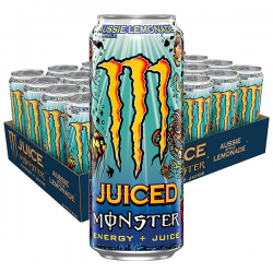 Monster Juiced Energy Drink Aussie Lemonade Non Price Marked 500ml