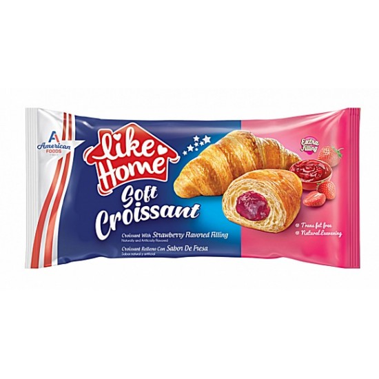 Like Home Croissant Strawberry(Halal) 40g x 20