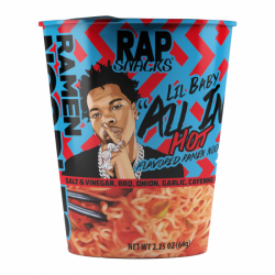 Rap Snacks All in Hot Flavoured Ramen Noodles 2.25oz (64g)
