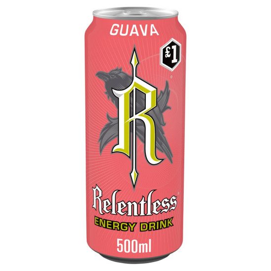 Relentless Energy Drink Guava 500ml PMP £1