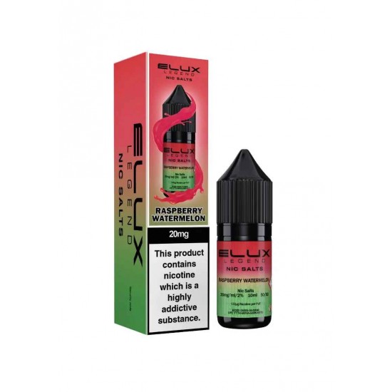Elux Legend Nic Salts Raspberry Watermelon 10ml-10mg
