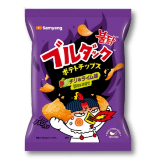 Samyang Buldak Chips Chilli Lime 55g
