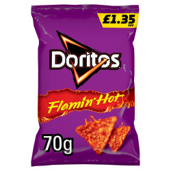 Doritos Flamin Hot 70g PMP £1.35