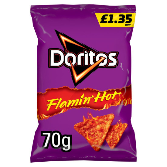 Doritos Flamin Hot 70g PMP £1.35