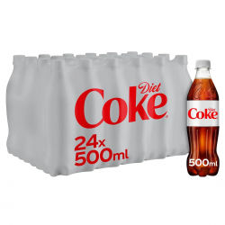 Diet Coke Cafe Pack 500ml NRP X 24(Best Beofre:31 May 2025)