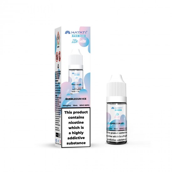 Bubblegum Ice Nic Salt E-Liquid by Hayati Crystal Pro Max 10ml | 10mg