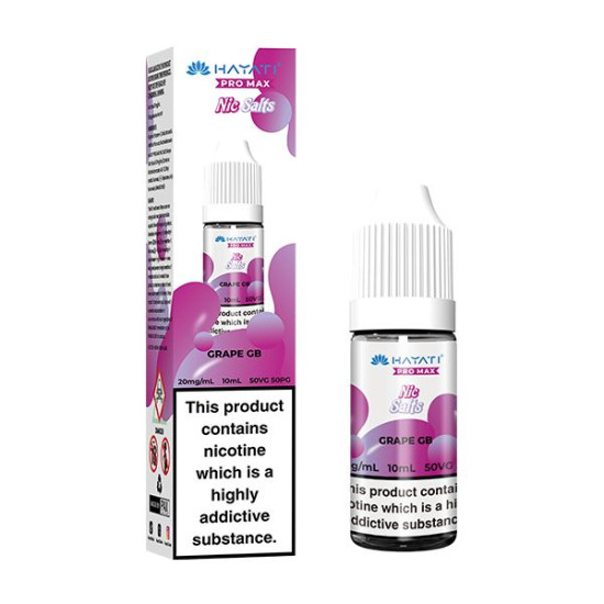 Grape GB Nic Salt E-Liquid by Hayati Crystal Pro Max 10ml | 20mg