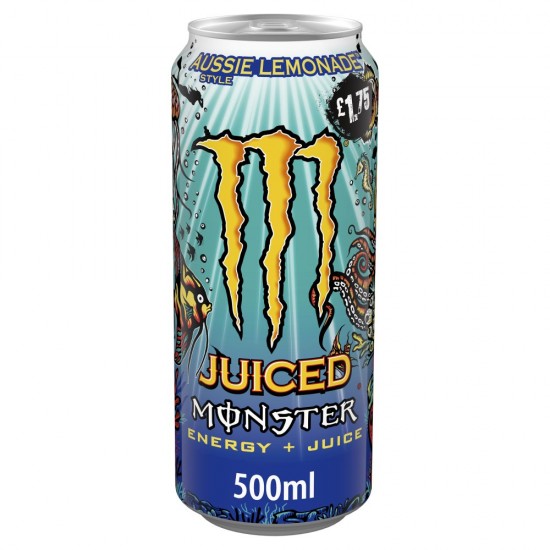 Monster Energy Drink Aussie Lemonade Price Marked 