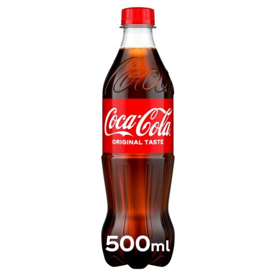 Coca Cola ( EU) Bottle 500ml (UK Text) - 12 Pack