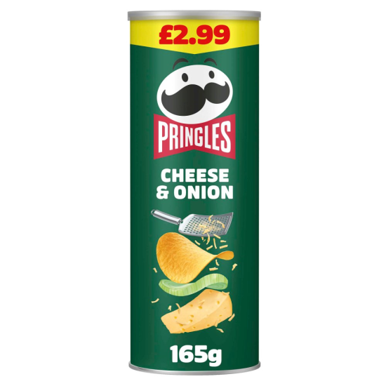 Pringles Cheese and Onion 6x165g PMP £2.99
