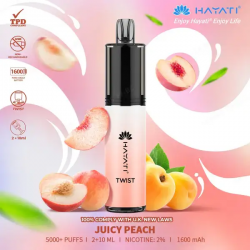 Hayati Twist 5000 Juicy Peach 20mg - Box Qty:5