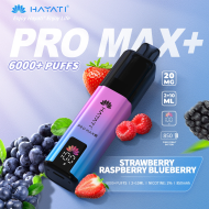 Hayati Pro Max+ 6000 Puffs 20mg - Strawberry Raspberry Blueberry