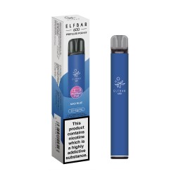 Elf Bar 600 Compliant Prefilled Pod Kit Mad Blue / 20mg