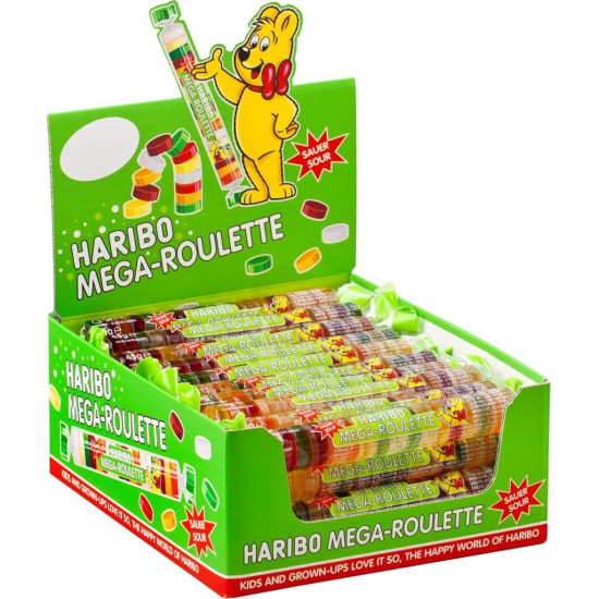 Haribo Zourr Mega Roulette Sour 40x45g