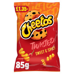 Cheetos Twisted Sweet & Spicy Crisps 85g (12 Pack) Price Marked £1.35