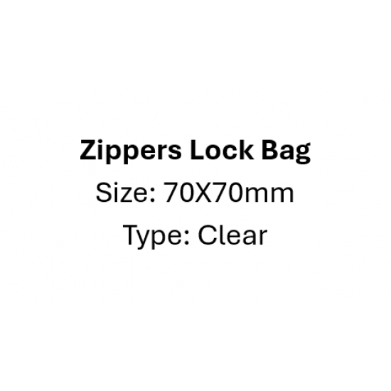 Zip Bag 70x70