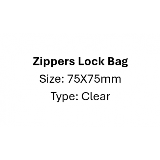 Zip Bag 75 *75