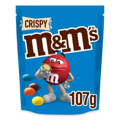 M&M's Crispy Milk Chocolate Bites Pouch Bag 107g