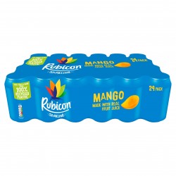 Rubicon Sparkling Mango Cans 330ml