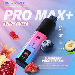 Hayati Pro Max+ 6000 Puffs 20mg - Blueberry Pomegranate