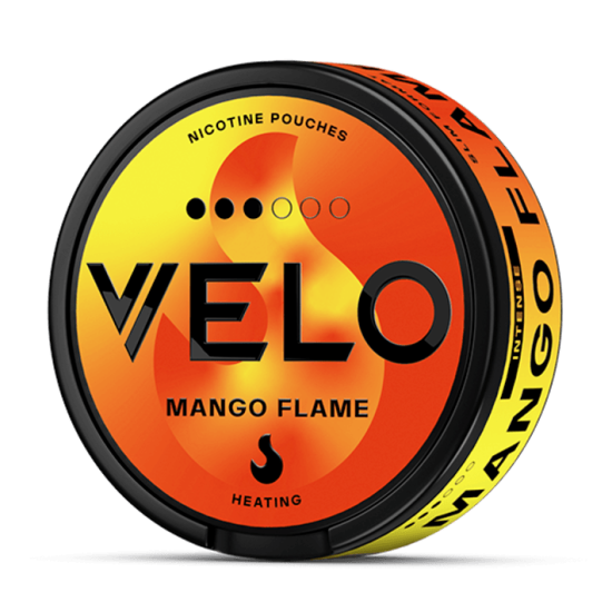 Velo Mango Flame 5 Dot Nicotine Pouch 14mg | 14g - 5 Pack