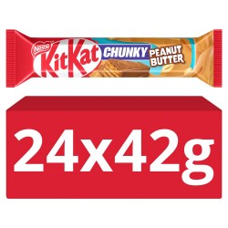 Nestle Kit Kat Chunky Peanut Butter Milk Chocolate Bar 42g