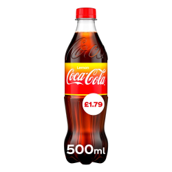 Coca Cola Lemon Bottle 500ml PMP £1.79 - 12 Pack