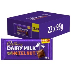 Cadbury Dairy Milk Chopped Nut Chocolate 95g PMP £1.69