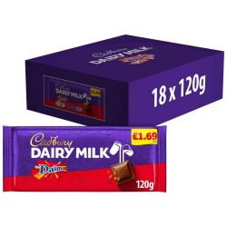 Cadbury Dairy Milk Daim Chocolate 120g PMP £1.69