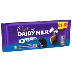Cadbury Dairy Milk Oreo Chocolate 120g PMP £1.69