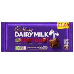 Cadbury Dairy Milk Fruit And Nut Chocolate 95g PMP £1.69